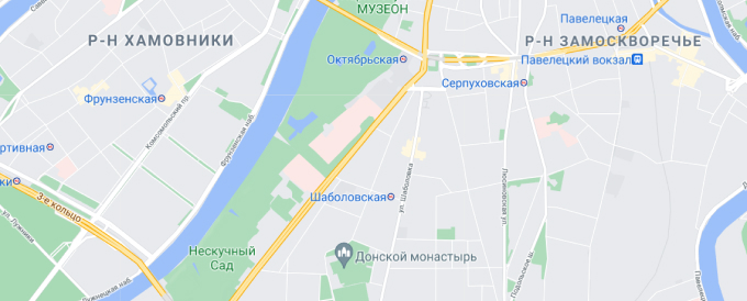 Interactive contact map